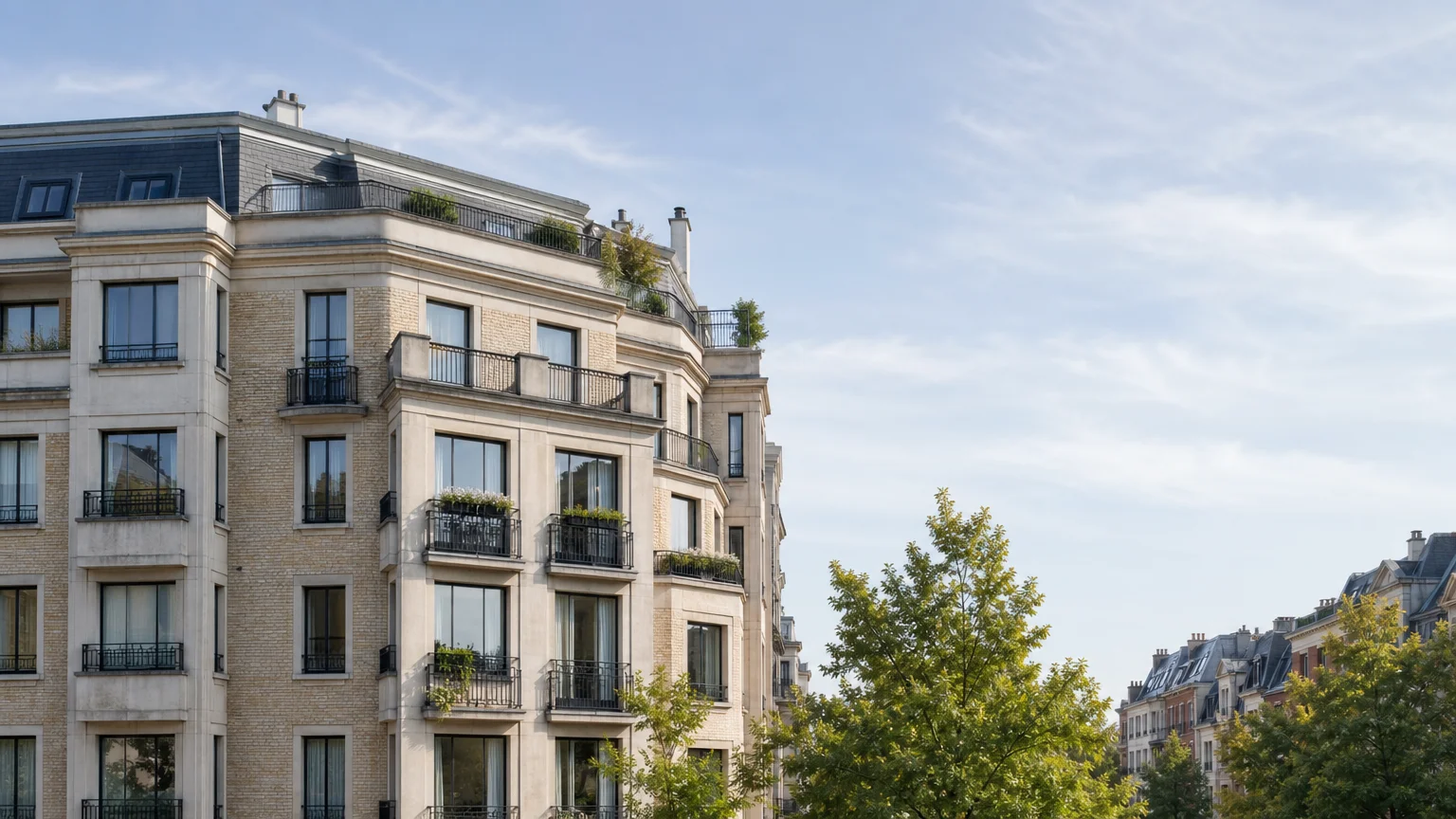 Immeuble résidentiel en copropriété à Bruxelles