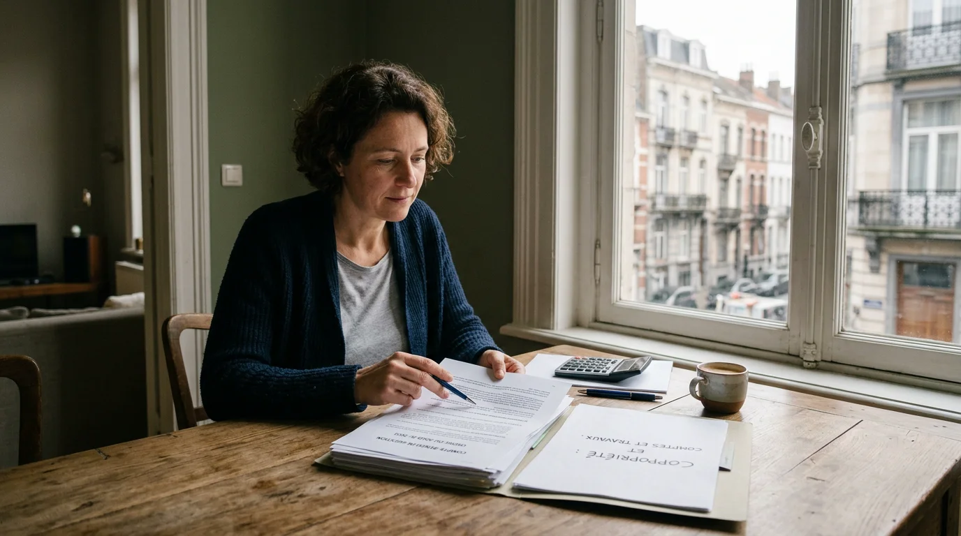 Syndic non professionnel gérant les documents d'une copropriété à Bruxelles
