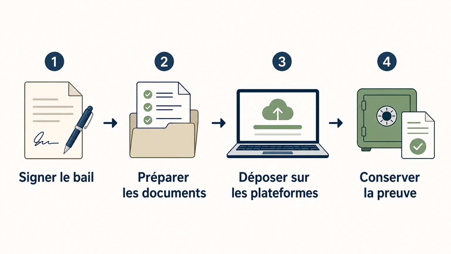 Checklist en quatre étapes pour enregistrer un bail bruxellois